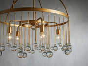 Crystal Ball Amara Round Chandelier 5 Light / 8 Light