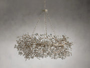 JC Art Design Crystal Florals Chandelier for Living Room/Bedroom/Dining Room/Kitchen island