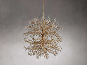 JC Art Design Crystal Florals Chandelier for Living Room/Bedroom/Dining Room/Kitchen island