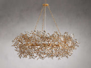 JC Art Design Crystal Florals Chandelier for Living Room/Bedroom/Dining Room/Kitchen island