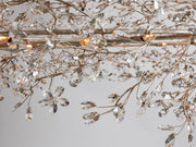 Fiore Crystal Flowers Creative Crown Chandelier 39" 48" 60"