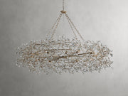 Fiore Crystal Flowers Creative Crown Chandelier 39" 48" 60"