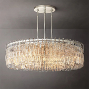 JC Margerie Modern Round Chandelier 48" For Living Room