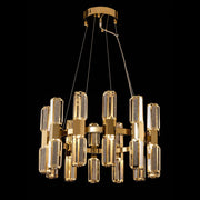 JC Olivia 1-Tier Round Crystal Led Chandelier