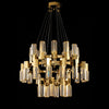 JC Olivia 3-Tier 32" Round Crystal Led Chandelier