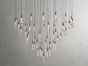 Soltaire Round Chandelier 58"W