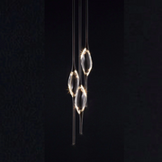 Callista Modern Crystal Chandelier 3-Light