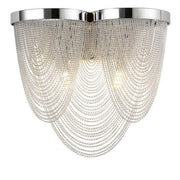 JC Aluminum Chain Tassel Wall Sconce