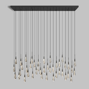 Soltaire Linear Chandelier 37'' 50'' 70''W 87"W 120"W