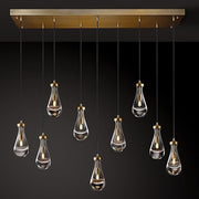 JC Raindrops Rectangle Chandelier