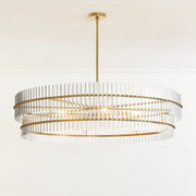 Molly Modern Glass Round Chandelier