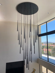 Aquitain Modern Round Chandelier 48"