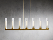 Fiora Modern Glass Linear Chandelier