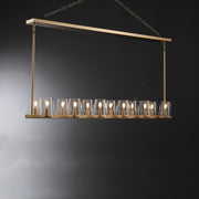 JC Kusea Glass Linear Chandelier 49", 60"