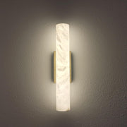 JC Alabaster Round Tube Wall Sconce