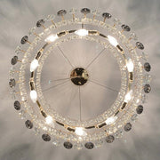 JC Luxurious K9 Crystal Chandelier Modern Ceiling Light Fixtures Set