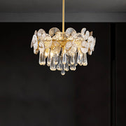 Copper Postmodern Luxury Crystal Chandelier