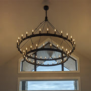 JC Camino Vintage Round Chandelier