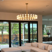 JC Bordeaux Wine-Glass Series Glass Chandelier