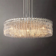 JC Margerie Modern Round Chandelier 48" For Living Room