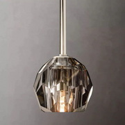 JC Seaver Crystal Kitchen Island Pendant Light Rod