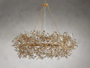 Eamon Crystal Flowers Creative Crown Chandelier 39", 48"