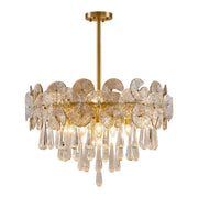 JC Copper Postmodern Luxury Crystal Chandelier