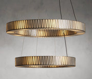 Jared Modern Round Two-Tier Chandelier 47", 60"