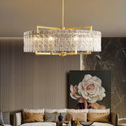 Flake Crystal Round chandelier