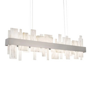 Alabaster Acropolis 46in LED Linear Chandelier