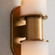 Hollis Alabaster 2-Light Wall Sconce