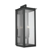 JC Rectangular Box 36"H 4-Light Lantern Wall Sconce Outdoor