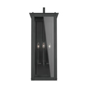 JC Rectangular Box 36"H 4-Light Lantern Wall Sconce Outdoor