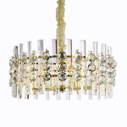 JC Ariel Gem Round Crystal Chandelier