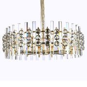 JC Ariel Gem Round Crystal Chandelier