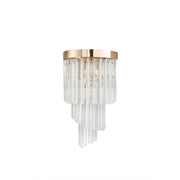 JC Twin Palms Crystal Sconce