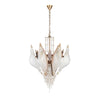 JC Aria Closed-Flower Crystal Murano Chandelier