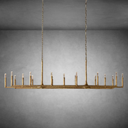 Thaddeas Forged Linear Chandelier 54" 72" 96"