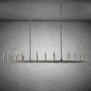 Thaddeas Forged Linear Chandelier 54" 72" 96"