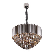 JC Alicante Tiered Round Crystal Chandelier