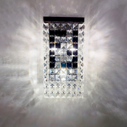 JC Fendi Modern Crystal Wall Sconce, Wall Light For Bedroom