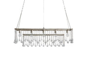 Crystal Ball Amara Rectangular Chandelier 47'' 60''