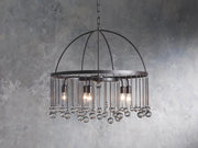 Crystal Ball Amara Round Chandelier 5 Light / 8 Light