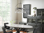 Crystal Ball Aubrey Round Chandelier