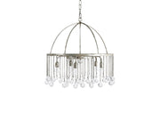 Crystal Ball Amara Round Chandelier 5 Light / 8 Light