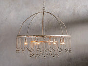 Crystal Ball Amara Round Chandelier 5 Light / 8 Light