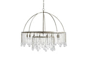 Crystal Ball Amara Round Chandelier 5 Light / 8 Light