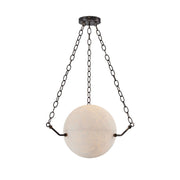 JC Alabaster Aaron  Sphere Pendant Lamp