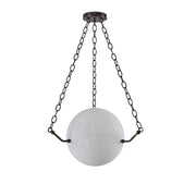 JC Alabaster Aaron  Sphere Pendant Lamp