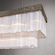 Adam Large Rectangular Chandelier - jchandelier